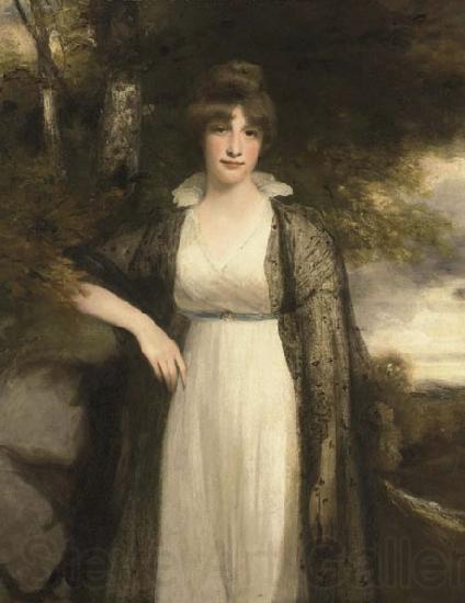 John Hoppner Portrait in oils of Eleanor Agnes Hobart Norge oil painting art